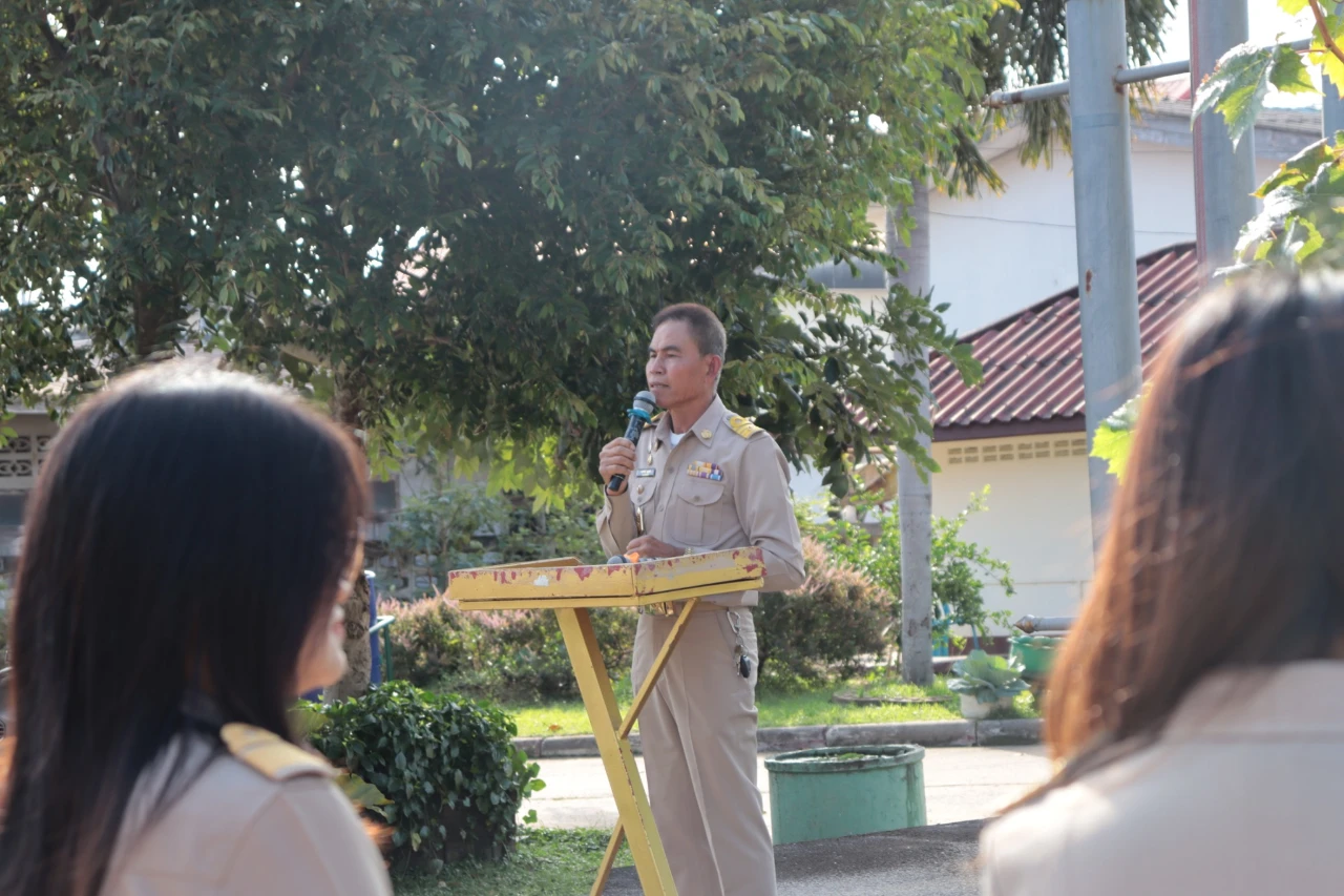 วันจันทร์ที่ 2 กุมภาพันธ์ พ.ศ 2569 เวลา 08.00 น. ณ เทศบาลตำบลท่าช้าง นายประสิทธิ์ บุญแก้ว นายกเทศมนตรีตำบลท่าช้าง